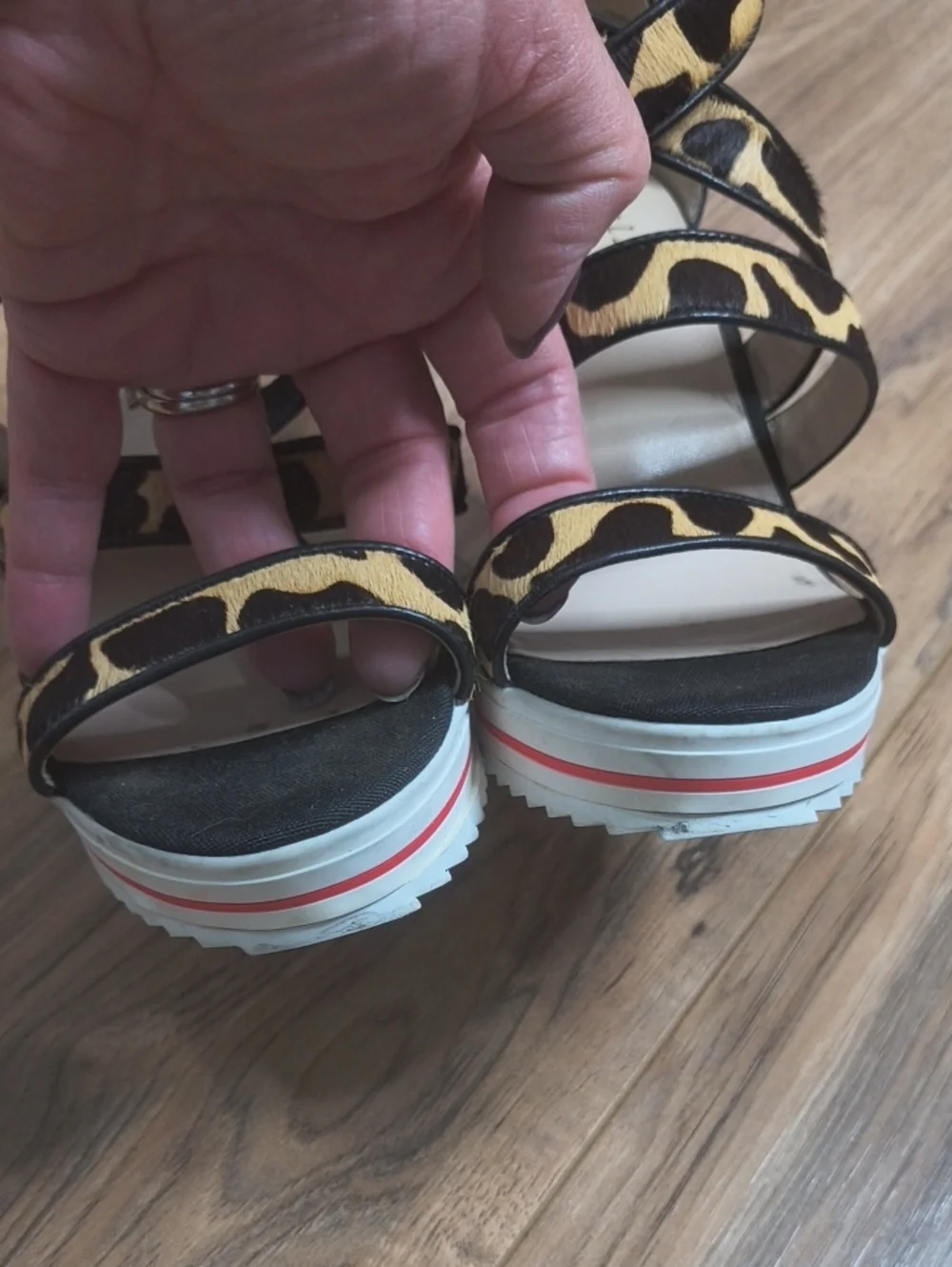 Nicole Miller Artelier Charlie Wedge Sandals